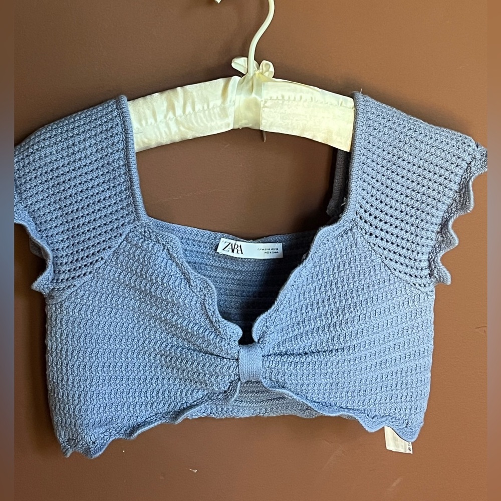 Zara Cropped sweater top